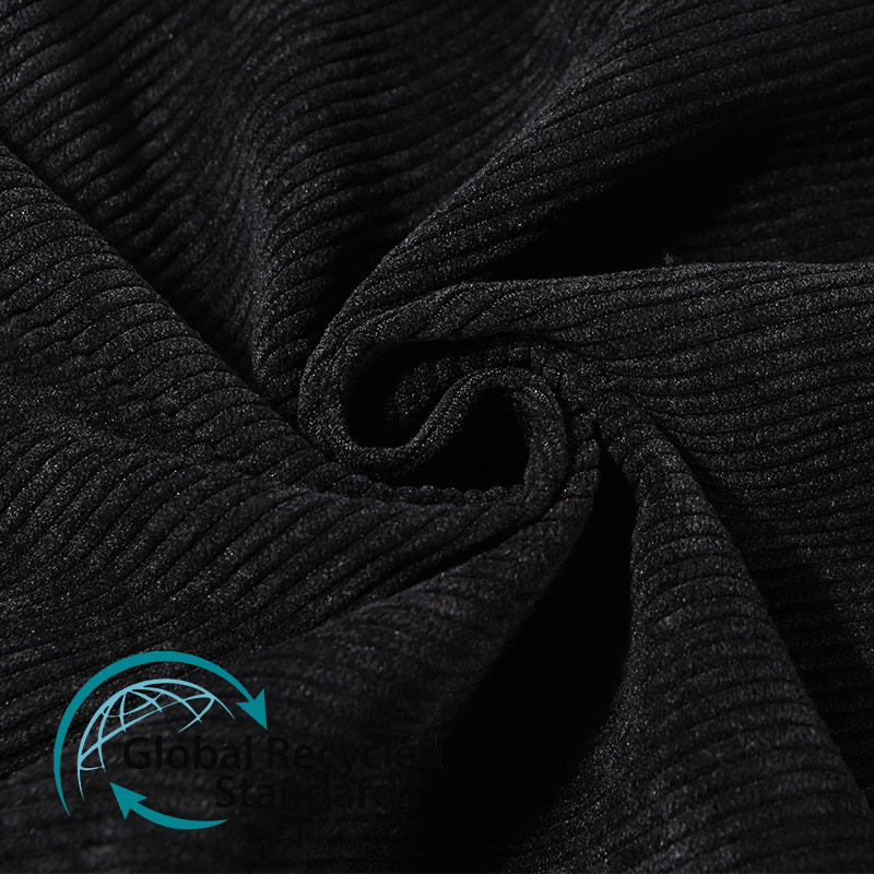 Corduroy RPET fabrica: perfectam fusionem retro et tutelae environmental